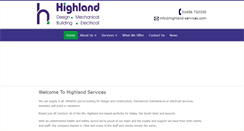 Desktop Screenshot of highland-services.com